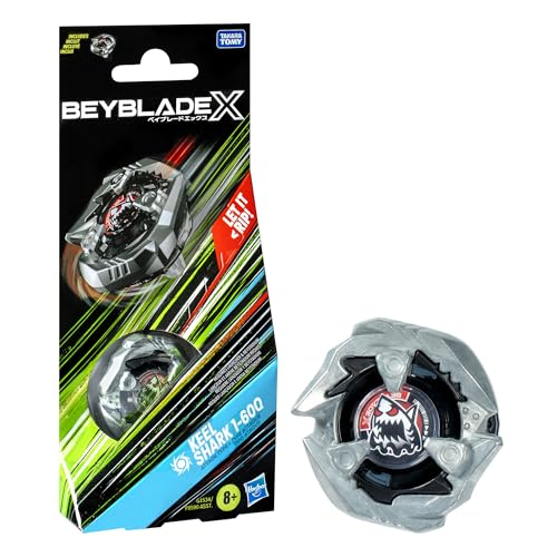Beyblade X Keel Shark 1-60Q Booster Pack Set with Attack Type Top; Authentic Takara Tomy Battle Tops...