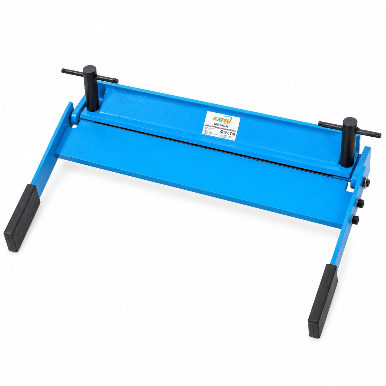 KATSU Piegatrice per Lamiera Manuale Curvatrice 450mm Curvatrice, per Lamiera di Acciaio di Spessore 1,2mm, Angolo di Piegatura 0-90° per la lavorazione dei Metalli