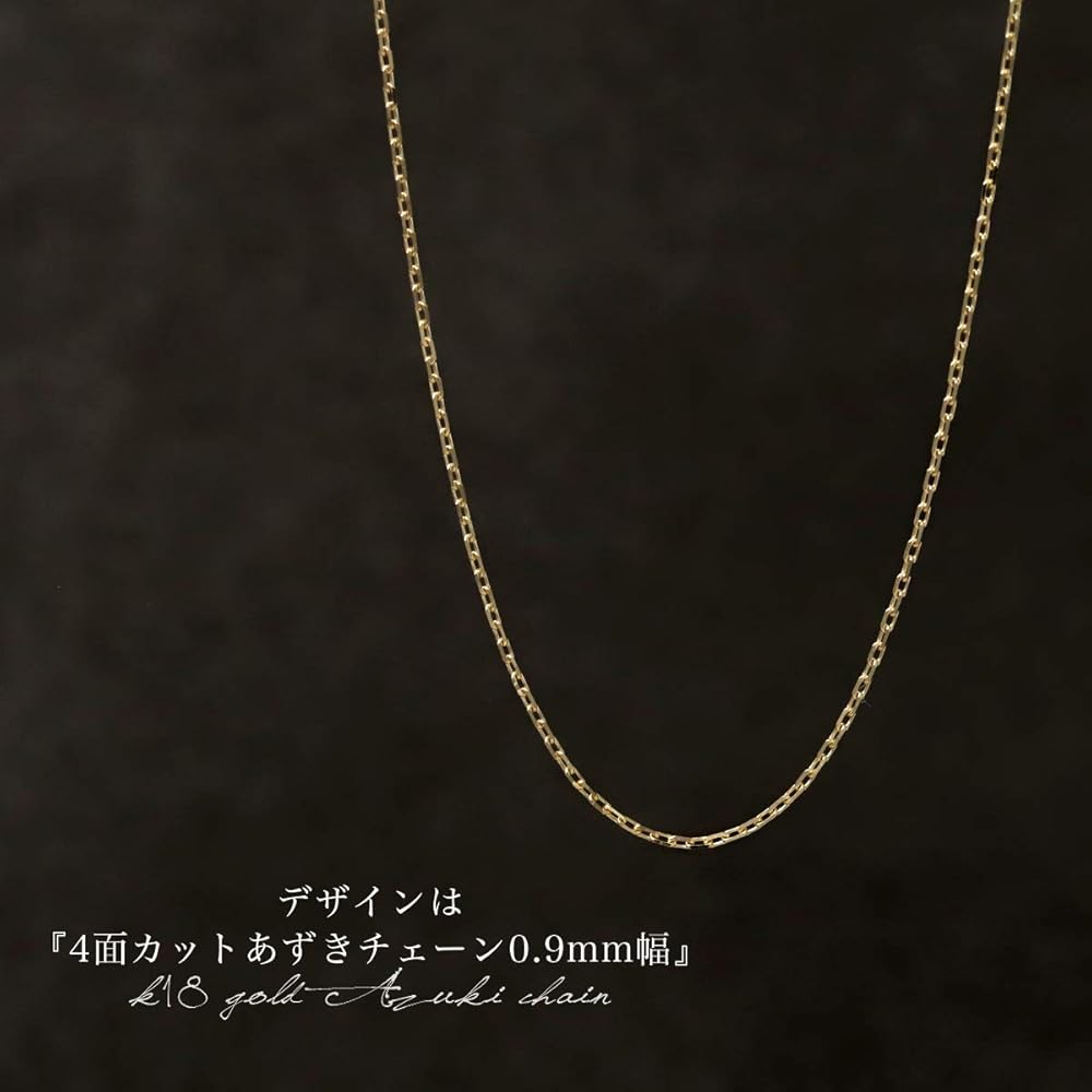Amazon | 18金ネックレス チェーン レディース k18 ネックレス 18金