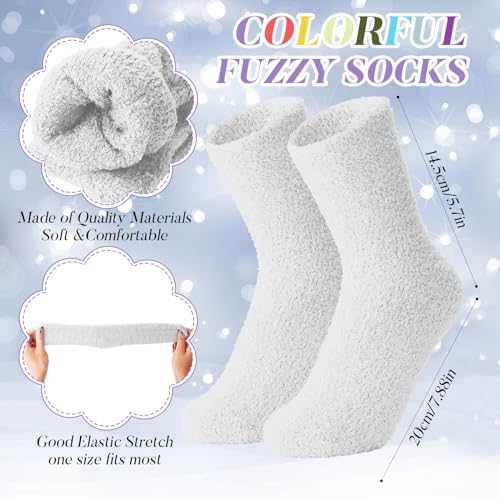 Image of Handepo 60 Pairs Women Fuzzy Socks Bulk