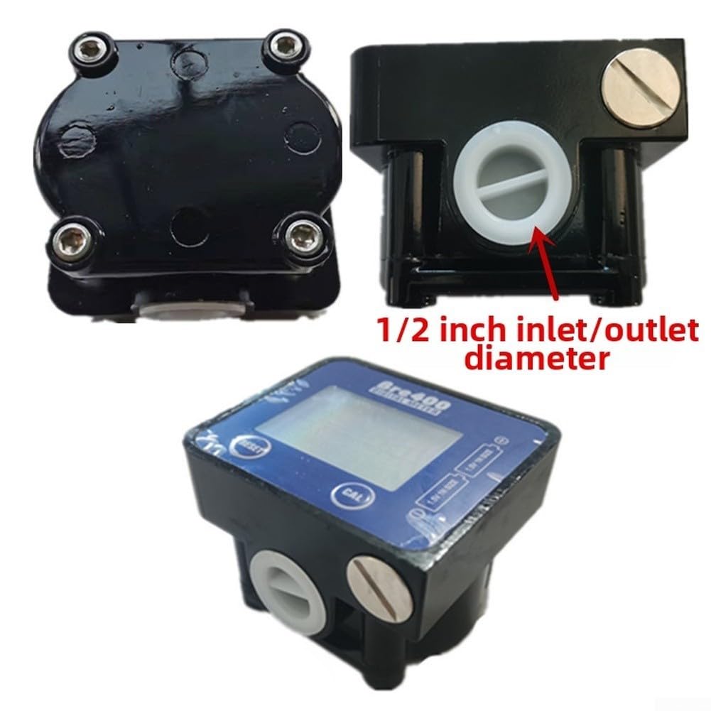 Manometro digitale per olio, misuratore di portata per liquidi, sensore di flusso elettronico, display digitale elettronico, misuratore di pressione dell'olio in tempo reale e flusso di liquidi