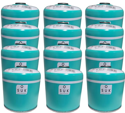 SOUK ONE Gaskartusche Premium 500g (880ml) 12x Set mit Schraubventil EN417,...