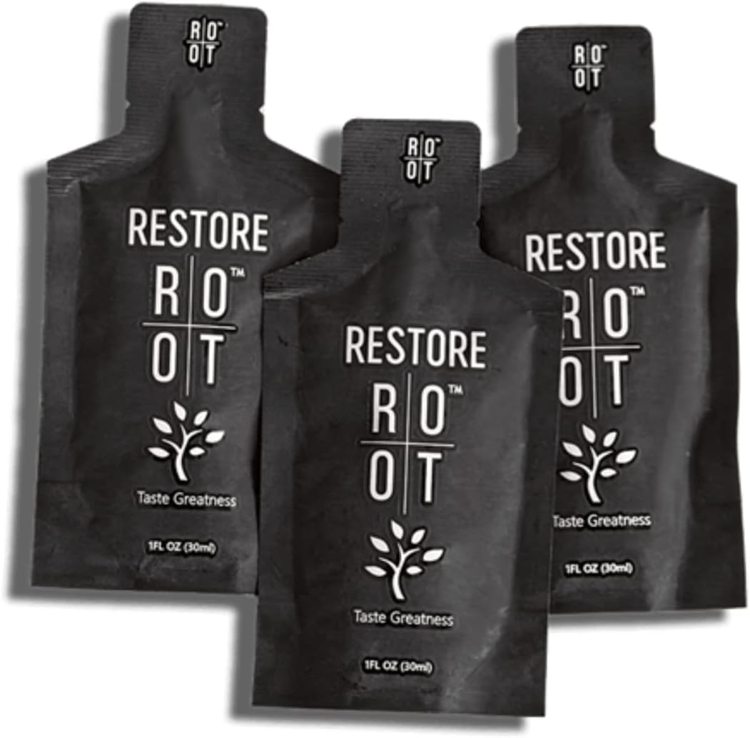 ROOT Wellness Restore | Nanoemulsion mit Vitaminen & Nährstoffen 30 ml | Flüssige Formel mit Vitaminen, Mineralstoffen und Pflanzenextrakten für die tägliche Ernährung.