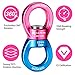 S.E.PEAK 35kN Swing Swivel, CE Certified 360°Rotational Device, Silent Hanging Accessory for Tree Swing, Aerial Dance