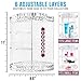 Sorbus Makeup Organizer, 360° Rotating Adjustable Carousel Storage for Cosmetics, Toiletries, and...