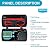 allsun Mini Auto Range Folding Digital Multimeter Automotive Tester AC DC Volt AMP Ohm LCD Travel Voltmeter Ammeter Continuity Tester Auto Power Off EM3082