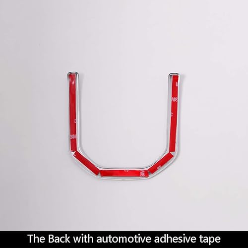 Miniatura 9 de CHEYA Para Land Rover Discovery 5 LR5 L462 2017-2019 para Range Rover Sport 2014-19 coche ABS cromo mate plata volante lentejuelas cubierta para