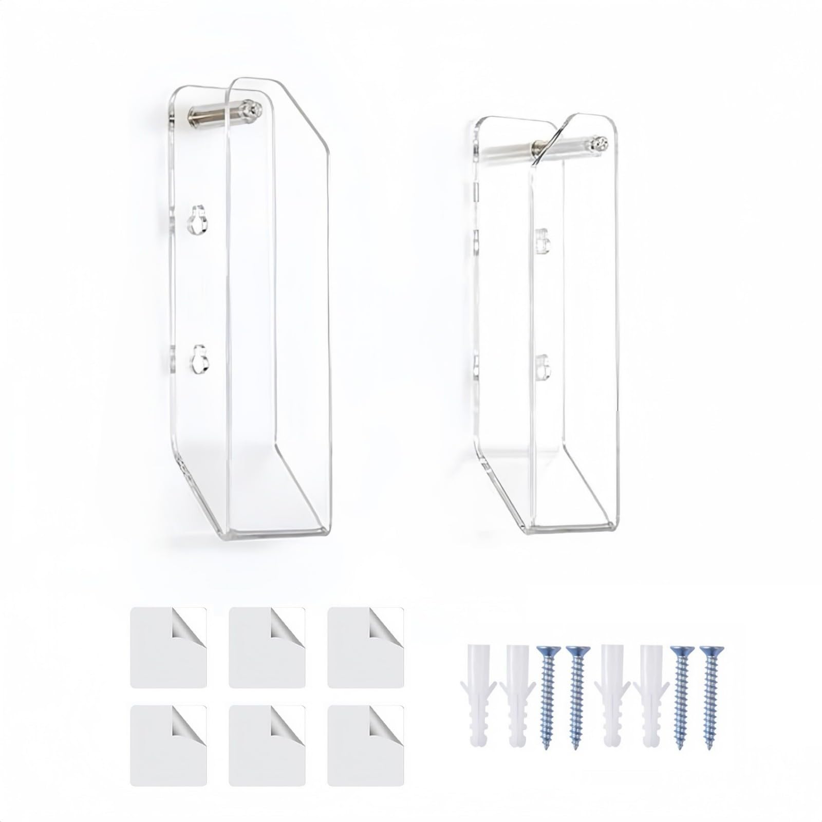 APGLSXY Of 2 Acrylic Desktop Laptop Storage Stands Efficient Computer Organizers Simple Setup Rack for Notebook Notebook Accessory