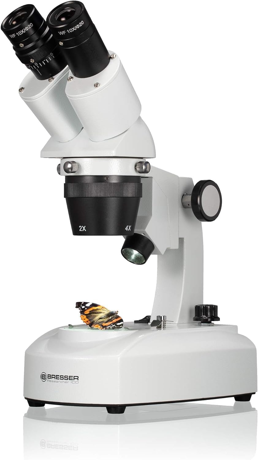 Bresser Researcher ICD LED 20x-80x Loupe binoculaire & Caméra oculaire MikrOkular Full HD