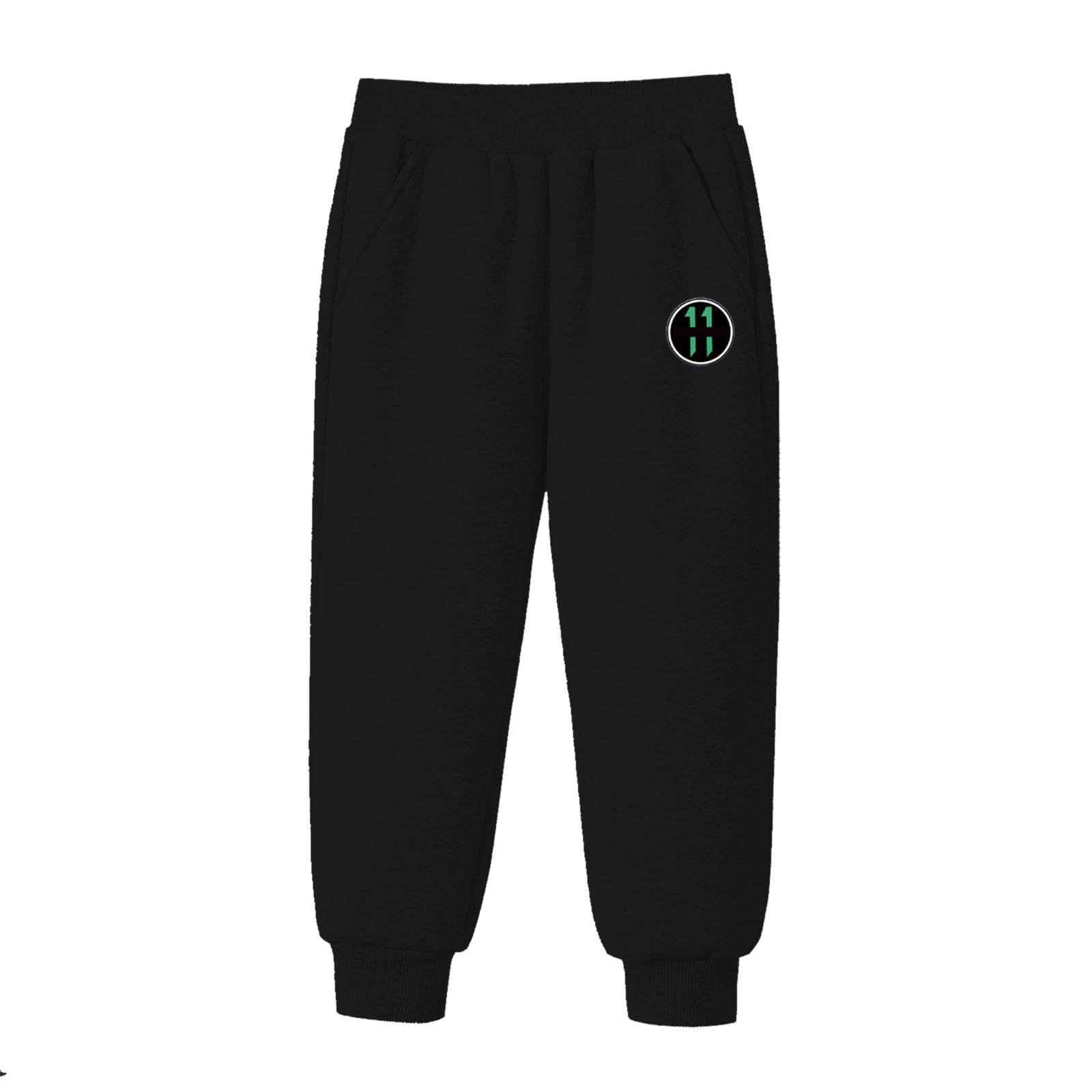Genérico Pantalones Baggy Niño Pantalones Deportivos Clásicos para Niños con Puños Elásticos Cómodos y Ligeros para Actividades Diarias