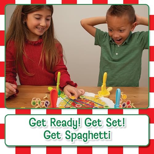 Image of Ready Set Spaghetti Board Game - Kids Games, Family Game, Multi-Player, Board Games for Family Night, Preschool Toys, Hand-Eye-Coordination Game, Ages 6+