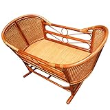 XJJUN-Cunas Mosquitero Vid De Bambu Hecho A Mano Adecuado pa