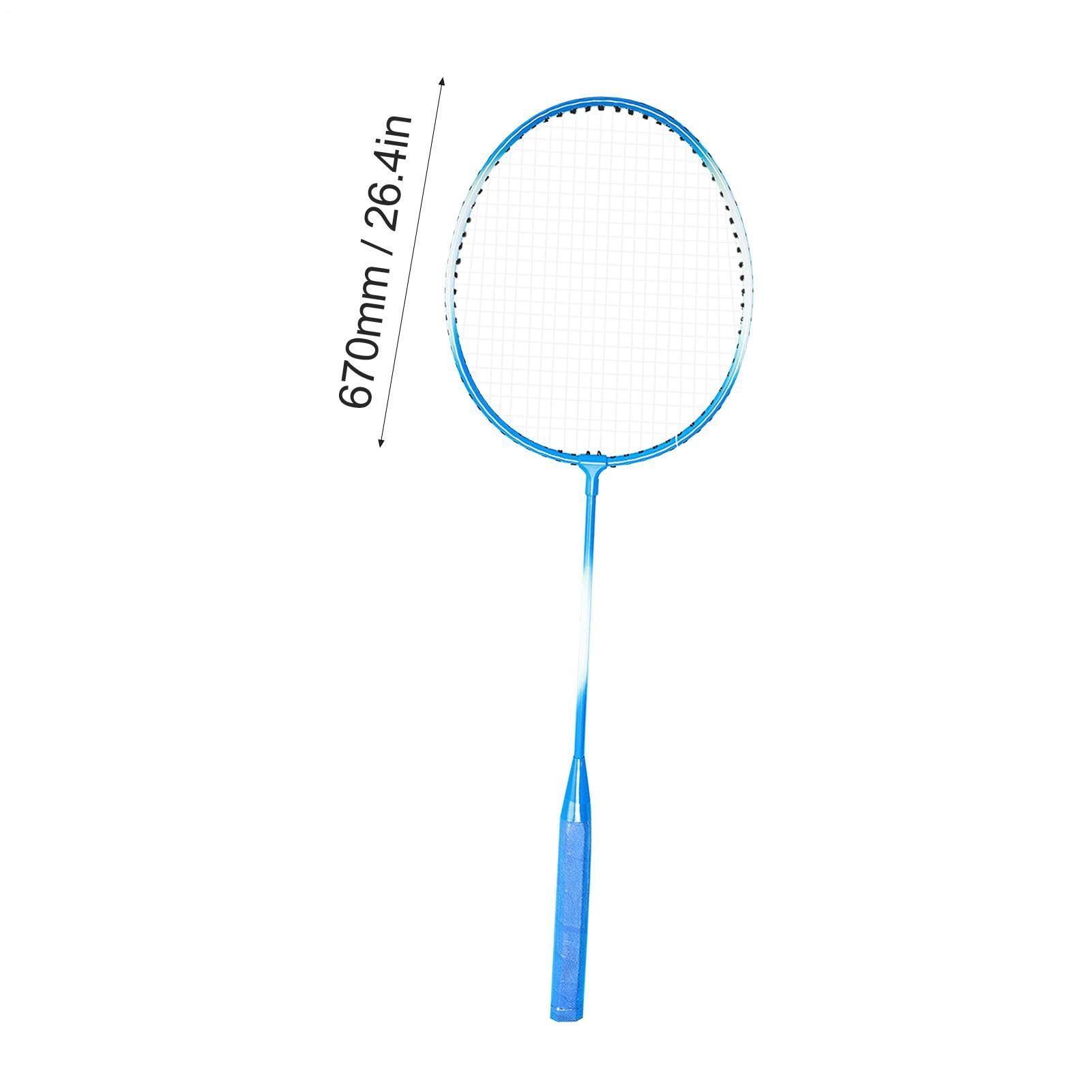 Set di Racchette da Badminton, Racchetta da Badminton Professionale | Set di racchette da per 2 giocatori | da per adulti, per attività ricreative all'aperto