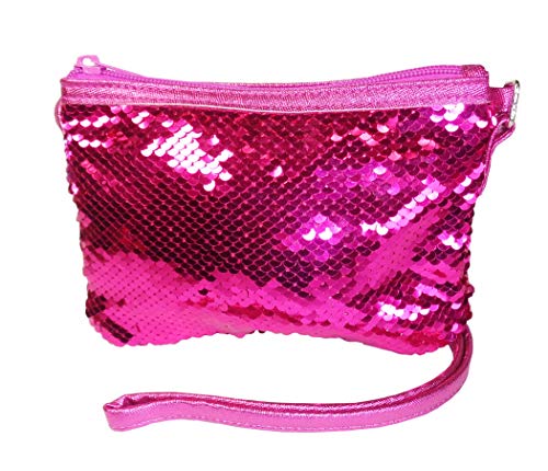 Sac à bandoulière rose à paillettes Cover