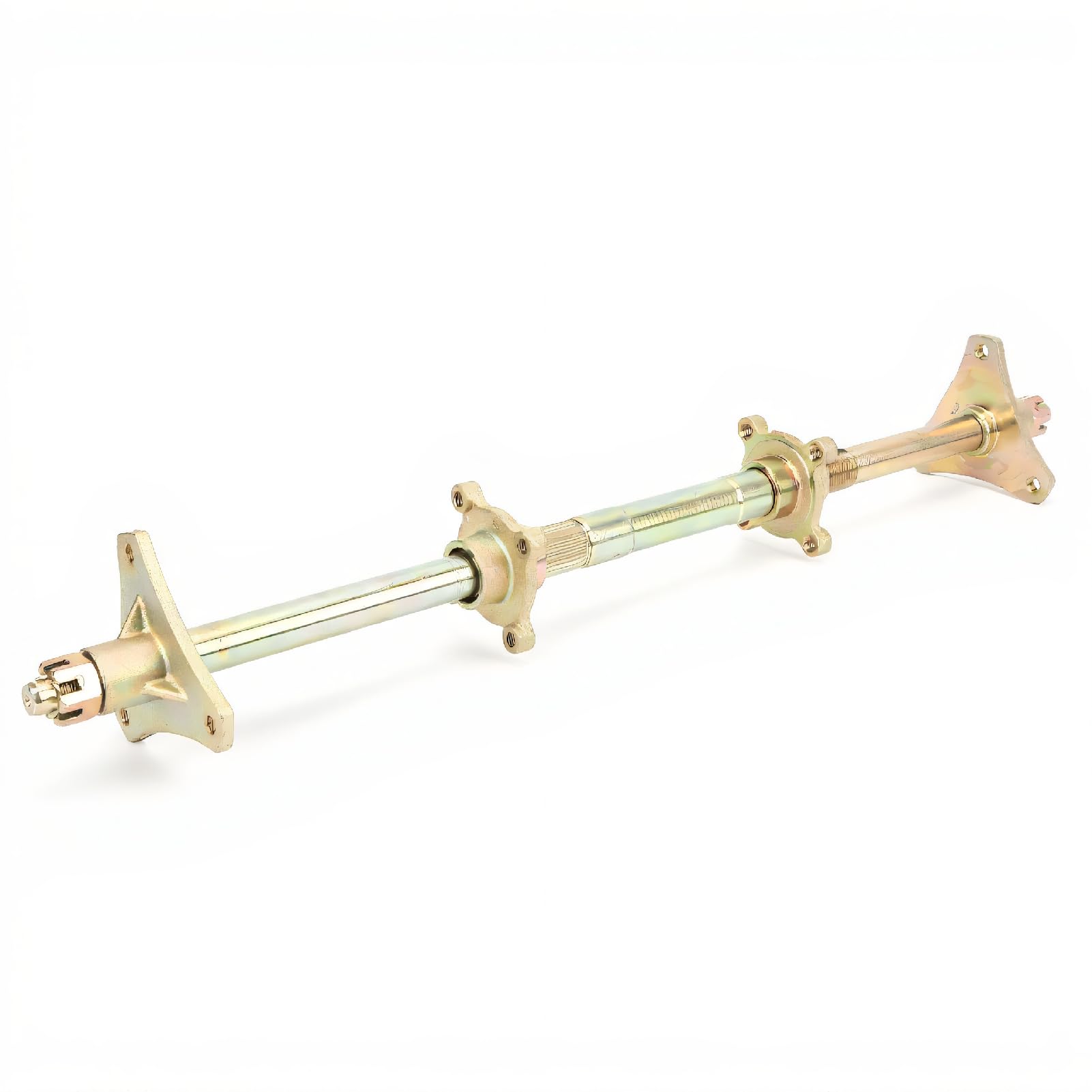 Kit de montaje de eje trasero, dentada, eje trasero, repuesto de acero ATV de 50 a 110 de con brida de buje de piñón para ATV
