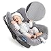 Zamboo Bezug für Maxi Cosi Cabriofix Babyschale - Sommerbezug mit perfekter Passform für Autositz Cabrio-Fix, atmungsaktiv gegen Schwitzen, maschinenwaschbar - Grau (Cool & Dry)