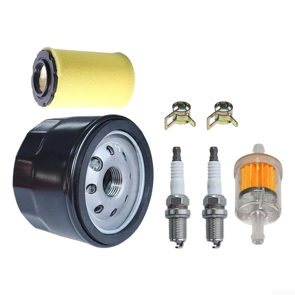 Luftfilter und Ölwechsel-Kit für YTA18542 YTA22V46 D100 Rasentraktor ersetzt 796031 591334 492932 Wartungsteile schwarz gelb