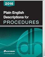 Plain English Descriptions for Procedures 2016 1583838449 Book Cover