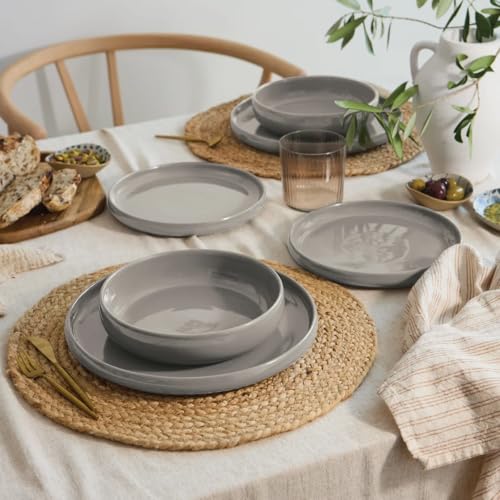 Alma 12 Piece Dinnerware Set, Service for 4 – Premium