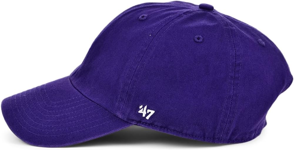'47 Blank Classic Clean Up Cap, Adjustable Plain Baseball Hat for Men and Women – Purple - Image 6