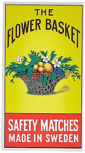 GO2CAMPS The flower basket Safety Match Box Big-1 Pc | Large Size Single Pc