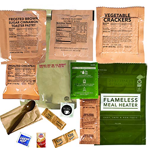 XMRE 1300XT Freshly Packed in the Past 60 Days MRE Meals Ready to Eat. 12 Meals per Case. Includes Assortment of Delicious Entrees, Side Dishes, Beverage Mix, Military Style 1300 Calories. - Thumbnail 5