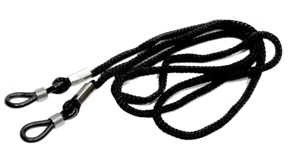 Uniwersalny pasek do okularów - 3-pak - do okularów - BB001, czarny
