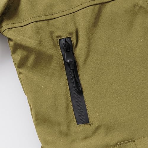 Toddler Boys Loose Hooded Jacket Long Sleeve Interchange Jacket with Pocket Fall Windbreaker Jacket Zipper Closed2