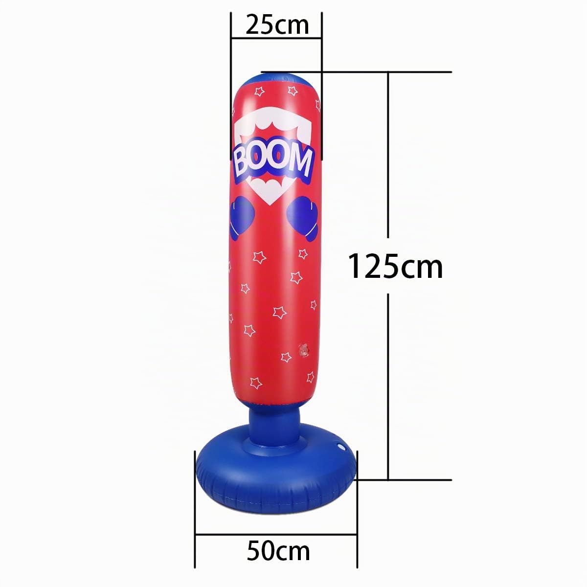 SUNSHINEMALL Sac de Frappe Lourd pour Les Enfants Boxe Dummy Gonflable Dinosaure Cool Fun Jouets pour Les garçons Cadeaux de Sport activités de Plein air Yard Games