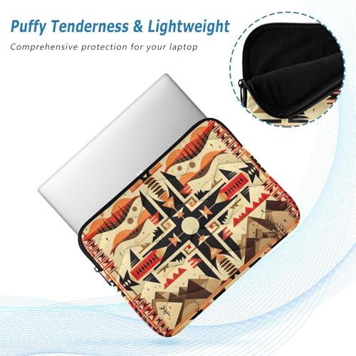 Funda para portátil de 13-14 pulgadas impermeable con patrón abstracto miniatura 5
