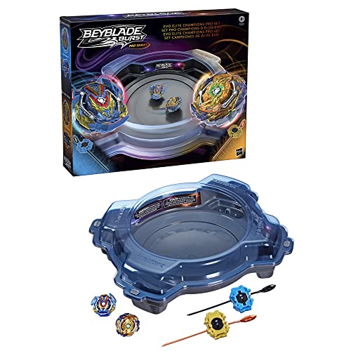 Beyblade Burst Pro Series Evo Elite Champions Pro Set -- Complete Battle Game Set With Beystadium, 2 Battling Top Toys And 2 Launchers #TOP1