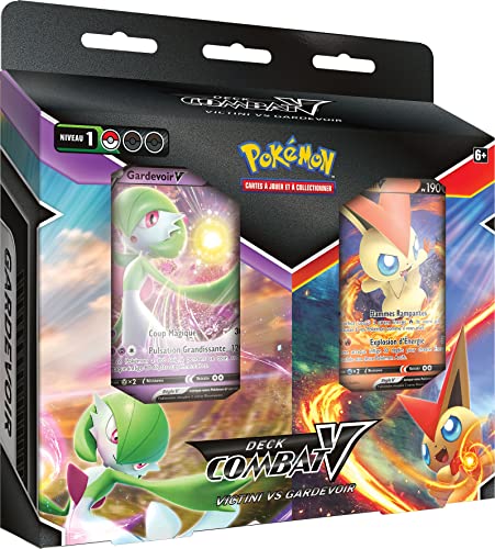Jeu de cartes à collectionner Pokémon Victini vs Gardevoir, l'idée cadeau idéale dès 6 ans