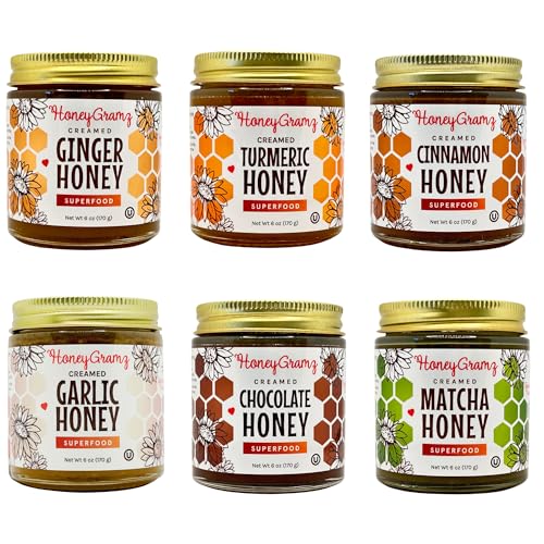 HoneyGramz Miel Crema Cruda Sin Filtrar Superalimento