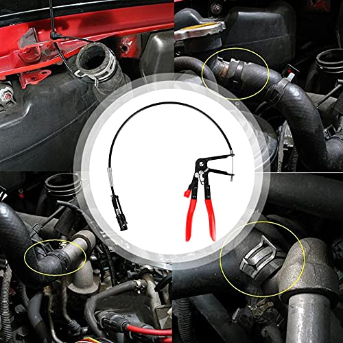 Aramox Alicate de fixação de ferro de 18 mm-55 mm, clipe de mangueira de radiador remoto, ferramenta