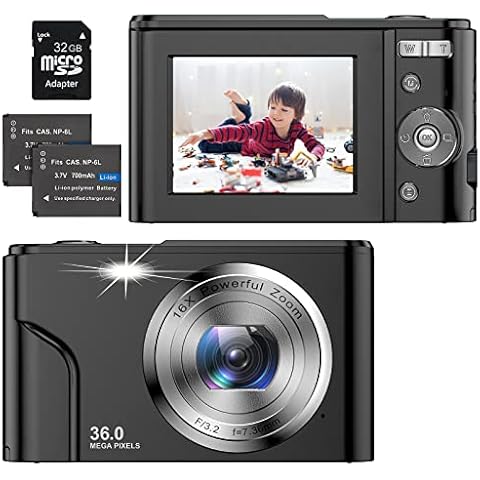 Cámara Compacta ZORNIK 1080P 36MP Cover