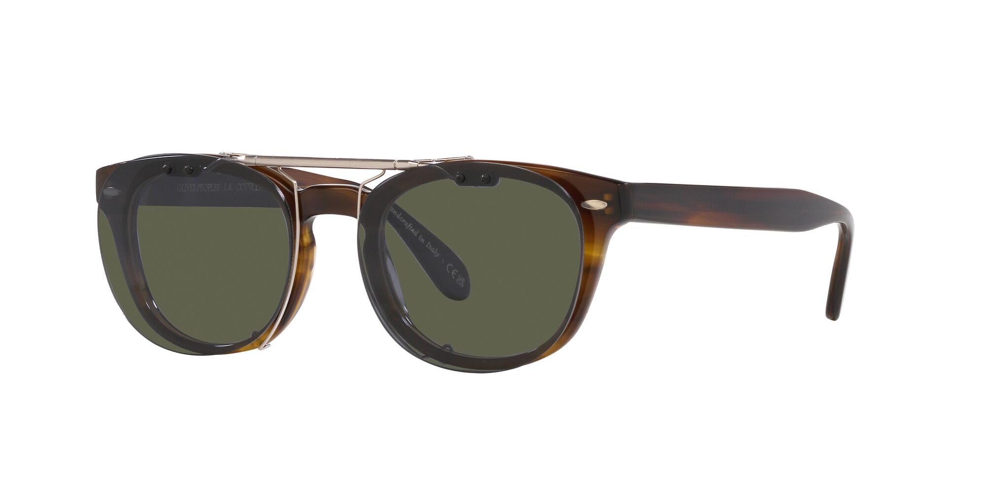 Amazon.com: Oliver Peoples SHELDRAKE OV 5036 ANTIQUE GOLD/GREEN