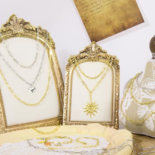 Wurosi 20Pcs 18K Plated 18Inch Gold Paperclip Charm Necklaces by Wurosi - Used condition - Image 5