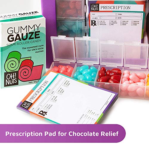 Get Well Soon Gift Basket | Candy Care Package | Edible Doctor Pretend Kit Box | Jelly Bean Pills, Gummy Gauze, Chocolate Syringe | For Girl, Boy, Toddler, Adult | Kosher, Dairy Free Treats - Oh! Nuts #TOP5
