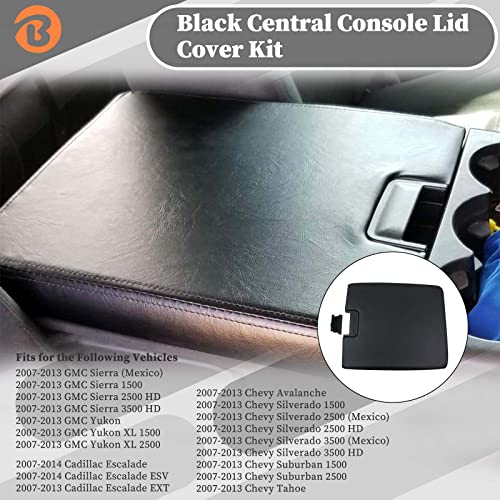 Bicos Center Console Lid Kit - Replaces 20864154, 20864151, 20864153, 924-835, Compatible With Chevy, Avalanche, Silverado, Suburban, Tahoe, Gmc, Sierra, Yukon #TOP1