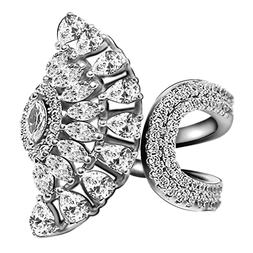 GIVA 925 Silver Zircon Peacock Heritage Ring | Ring for Women & G...