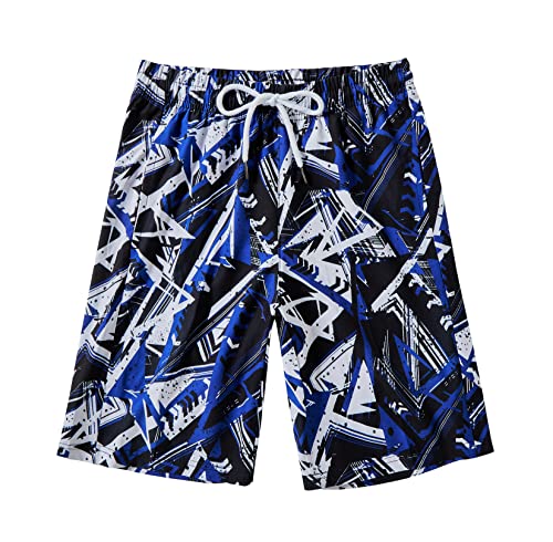 IRELIA Boys Swim Trunks with Boxer Brief Liner Compression Swimming Shorts Quick Dry Swimwear A02 7-8 - image 4