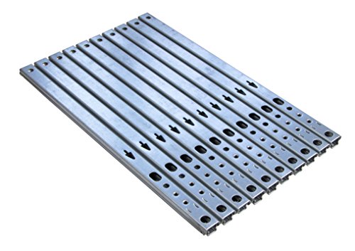 Preisvergleich Produktbild Gedotec Schubladenschienen 17 mm Teilauszug Teleskopauszug seitlich / Kugelauszug Stahl verzinkt / Teleskopschiene Tragkraft 12 kg / Länge: 342 mm / 10 Paar - Schubladen-Auszüge für Holz-Schubkästen