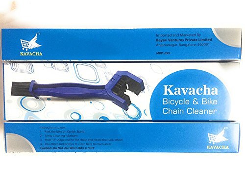 Image of Kavacha Motorcycle /Cycle Chain Cleaner Brush (Blue)