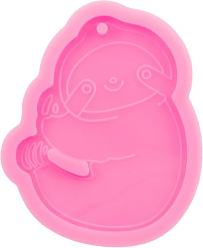 Miniatura 10 de Molde de resina de silicona con forma de corazón, molde de llavero de arena movediza, molde de resina para el día de San Valentín, molde de