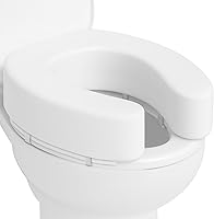 Vista 12 de Vive - Asiento elevador para inodoro con cojín para personas mayores - Ajuste universal - Asiento elevado para inodoro con espuma de alta densidad