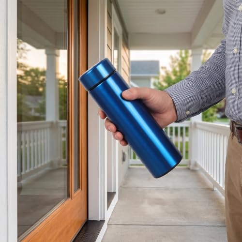 Enfriador de insulina portátil de acero inoxidable con doble aislamiento para tres unidades 7