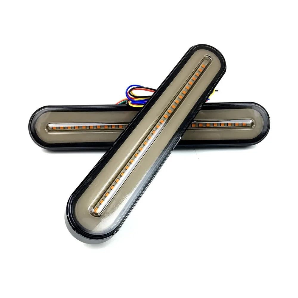Feu stop moto LED vertical double pour Davidson Road King et Glide