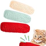 TEEMEE Cat Catnip Toys, 3 Pack Soft and Durable Crinkle Catnip Toys for Indoor Cats, Catnip Plush To
