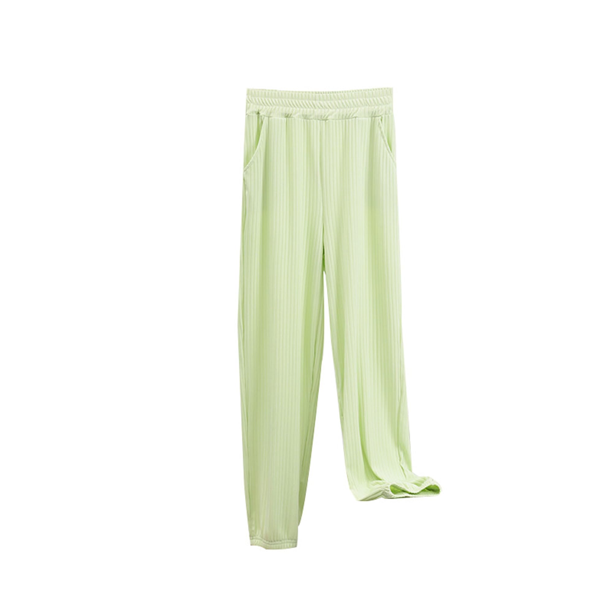 Womens Wide-Legged Pants Thin Section high-Waisted Casual