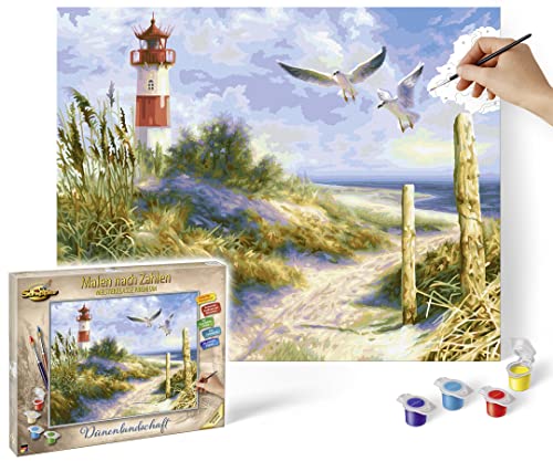 Peinture par numéros pour adultes Schipper retrouvez le calme d'un paysage de dunes de mer